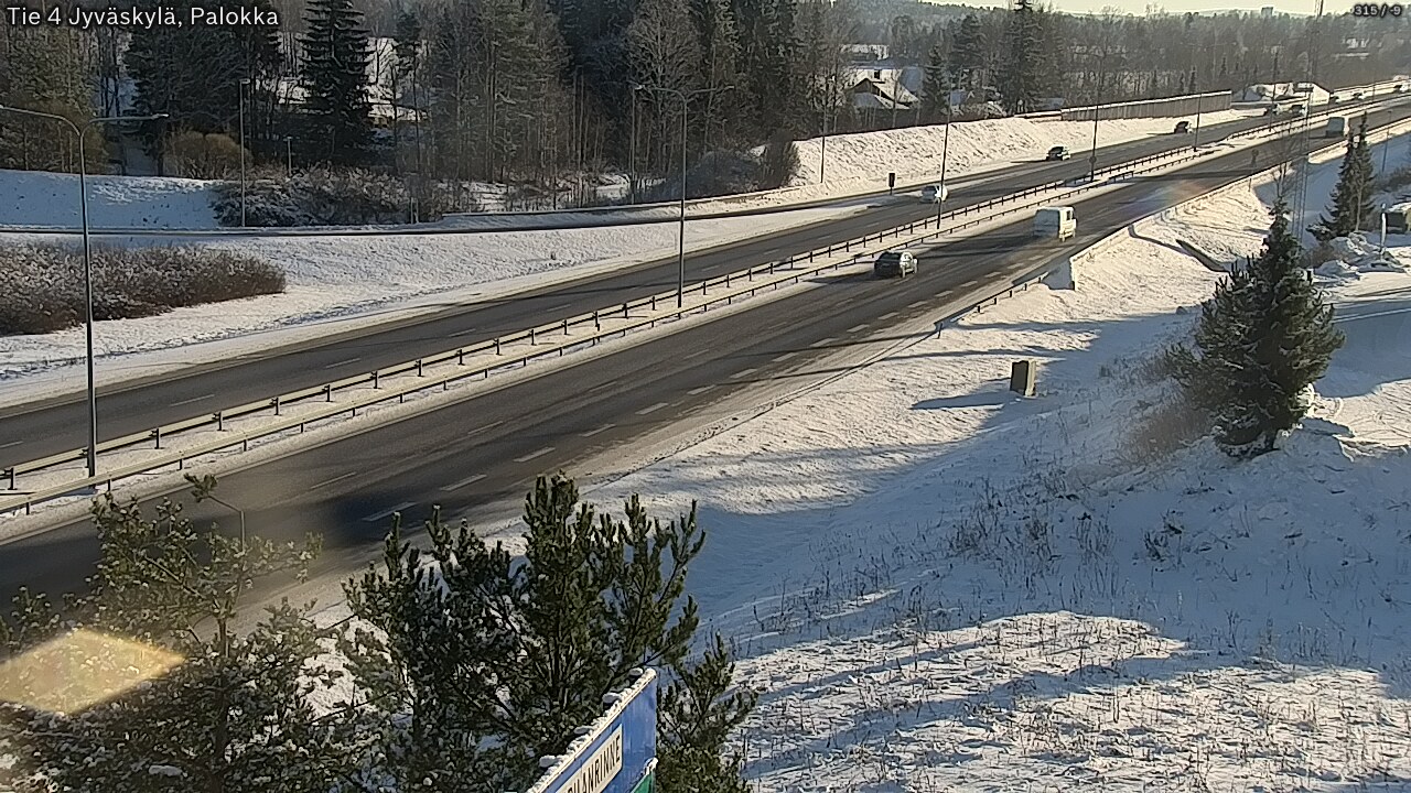 Weather Camera Image Road 4 Jyväskylä, Palokka, Jyväskylä, Keski-Suomi