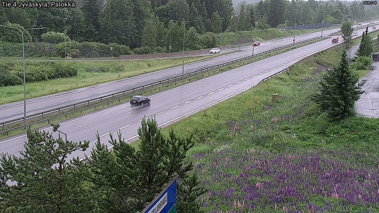 Weather Camera Image Road 4 Jyväskylä, Palokka, Jyväskylä, Keski-Suomi