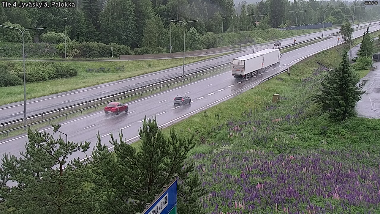 Weather Camera Image Road 4 Jyväskylä, Palokka, Jyväskylä, Keski-Suomi