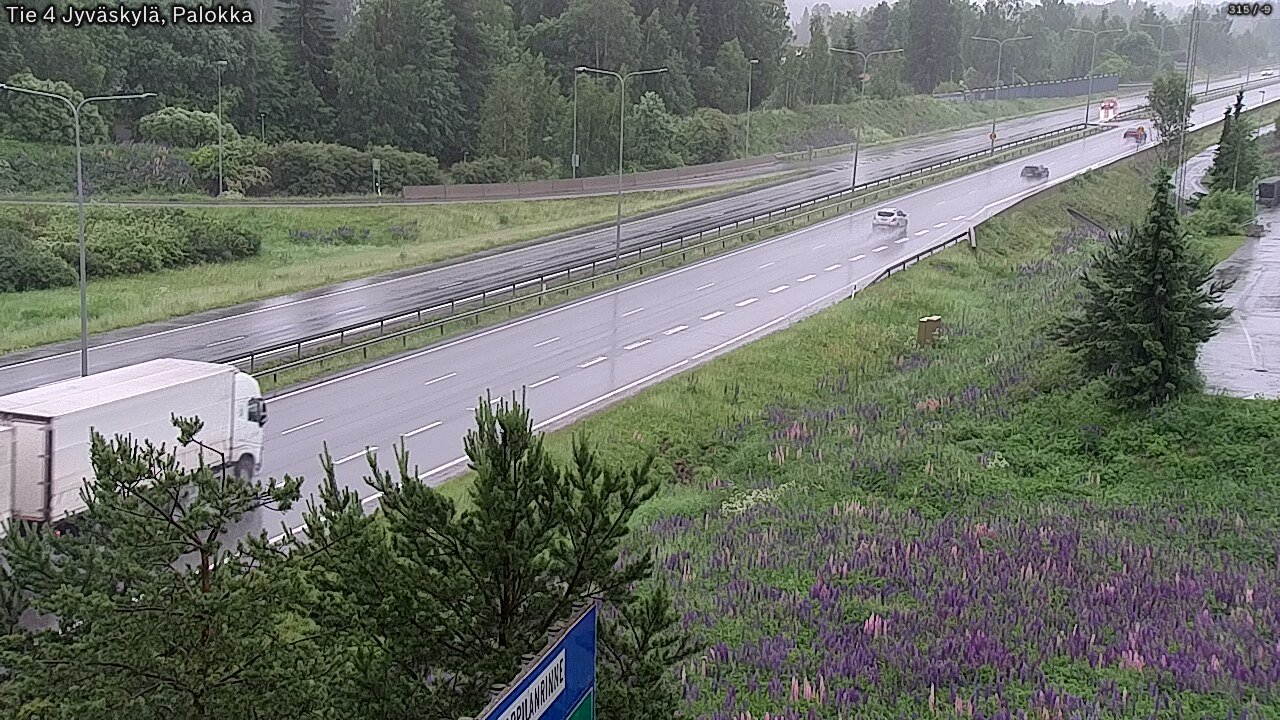 Weather Camera Image Road 4 Jyväskylä, Palokka, Jyväskylä, Keski-Suomi