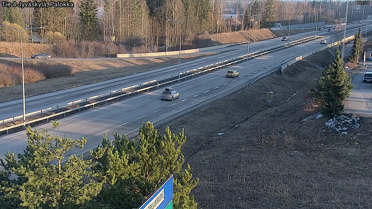 Weather Camera Image Road 4 Jyväskylä, Palokka, Jyväskylä, Keski-Suomi