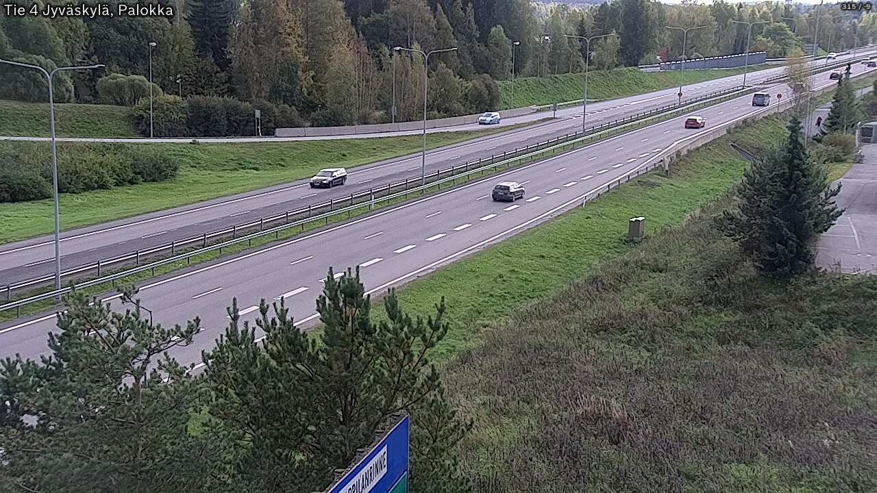 Weather Camera Image Road 4 Jyväskylä, Palokka, Jyväskylä, Keski-Suomi