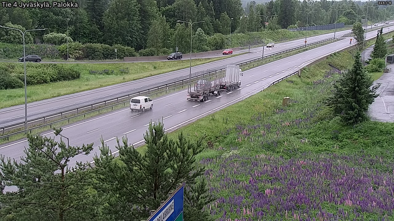 Weather Camera Image Road 4 Jyväskylä, Palokka, Jyväskylä, Keski-Suomi