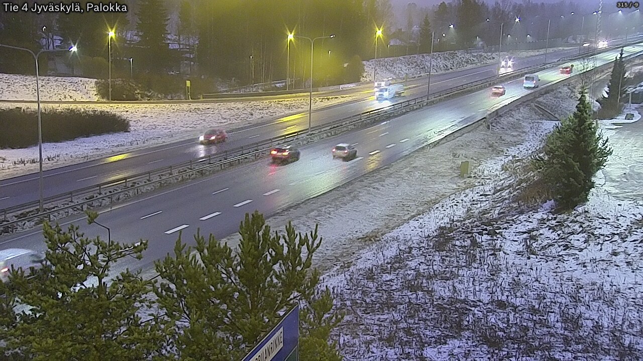 Weather Camera Image Väg 4 Jyväskylä, Palokka, Jyväskylä, Keski-Suomi