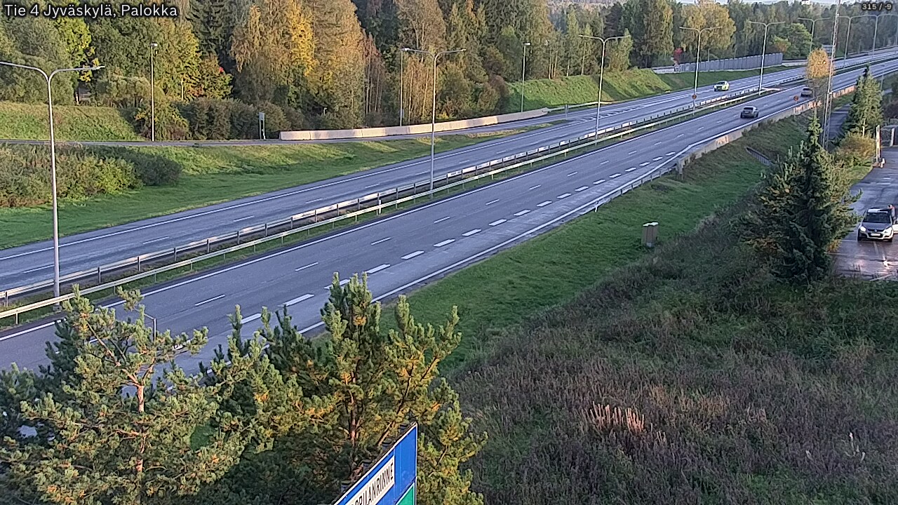 Weather Camera Image Väg 4 Jyväskylä, Palokka, Jyväskylä, Keski-Suomi