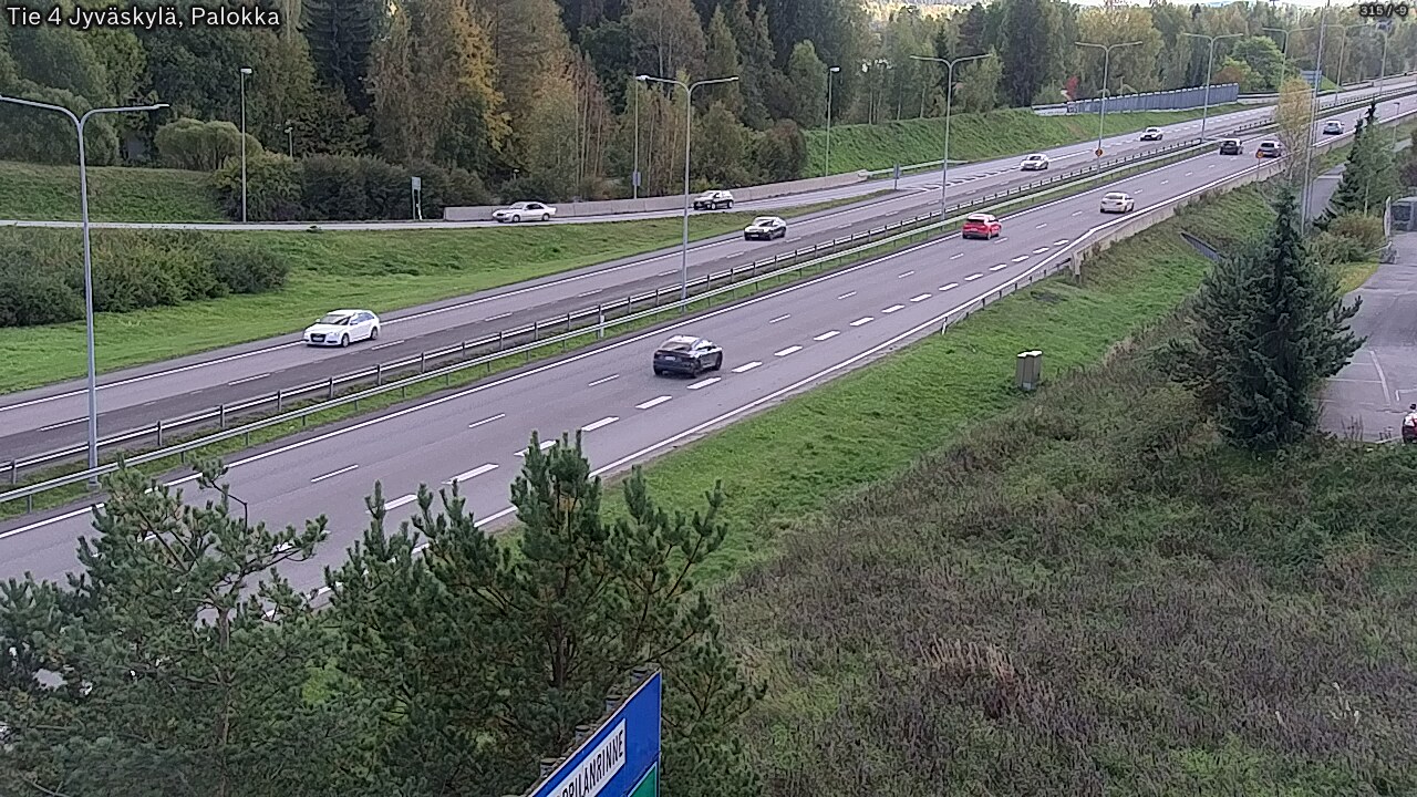 Weather Camera Image Road 4 Jyväskylä, Palokka, Jyväskylä, Keski-Suomi