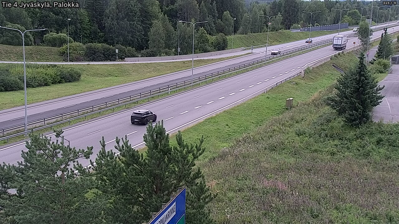 Weather Camera Image Road 4 Jyväskylä, Palokka, Jyväskylä, Keski-Suomi