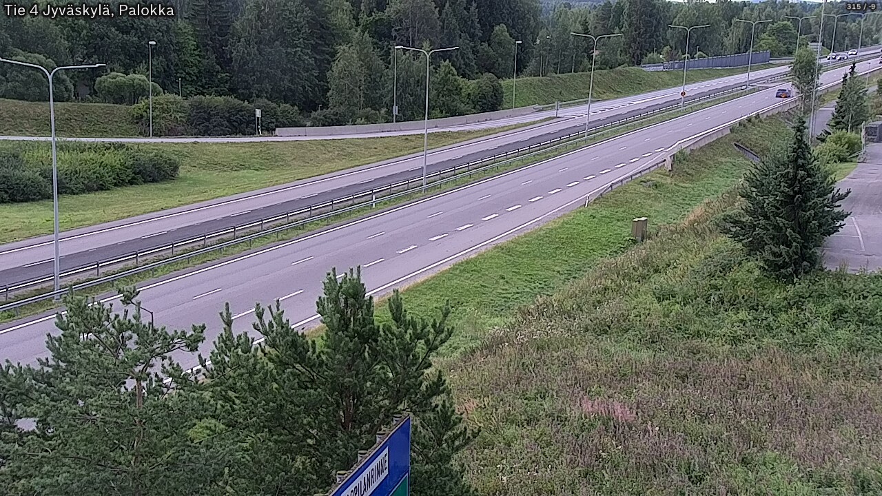 Weather Camera Image Road 4 Jyväskylä, Palokka, Jyväskylä, Keski-Suomi