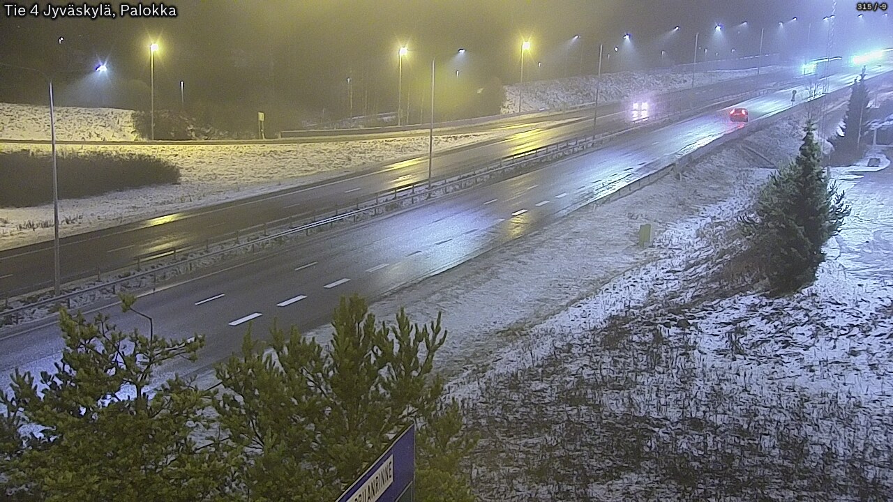Weather Camera Image Väg 4 Jyväskylä, Palokka, Jyväskylä, Keski-Suomi