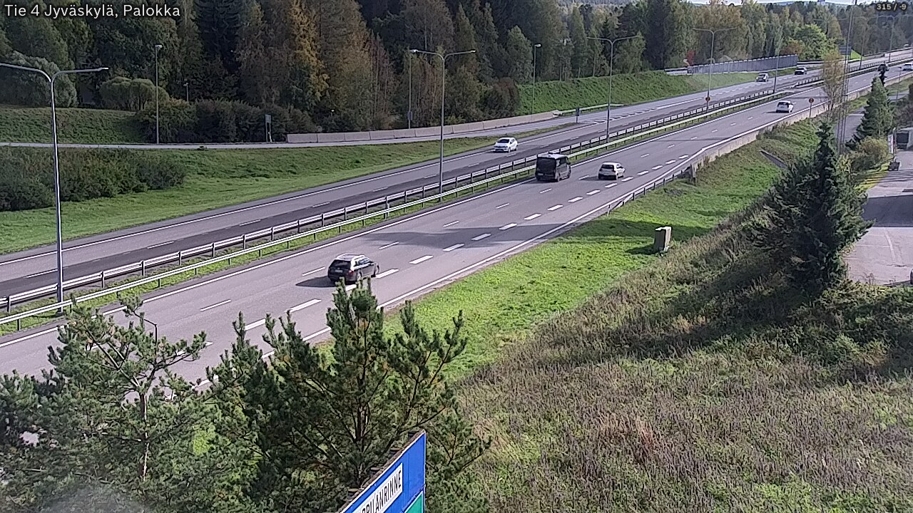 Weather Camera Image Road 4 Jyväskylä, Palokka, Jyväskylä, Keski-Suomi