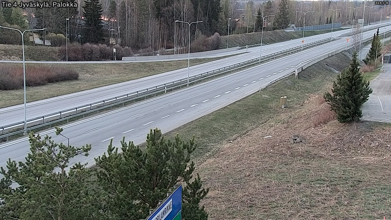 Weather Camera Image Road 4 Jyväskylä, Palokka, Jyväskylä, Keski-Suomi