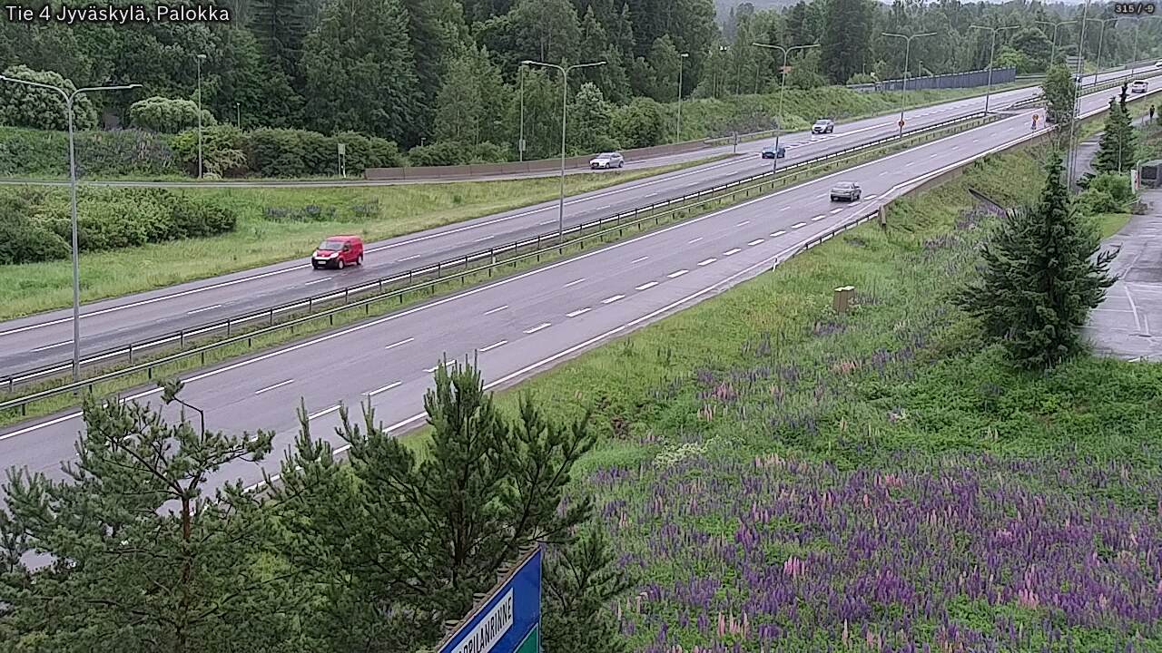 Weather Camera Image Road 4 Jyväskylä, Palokka, Jyväskylä, Keski-Suomi