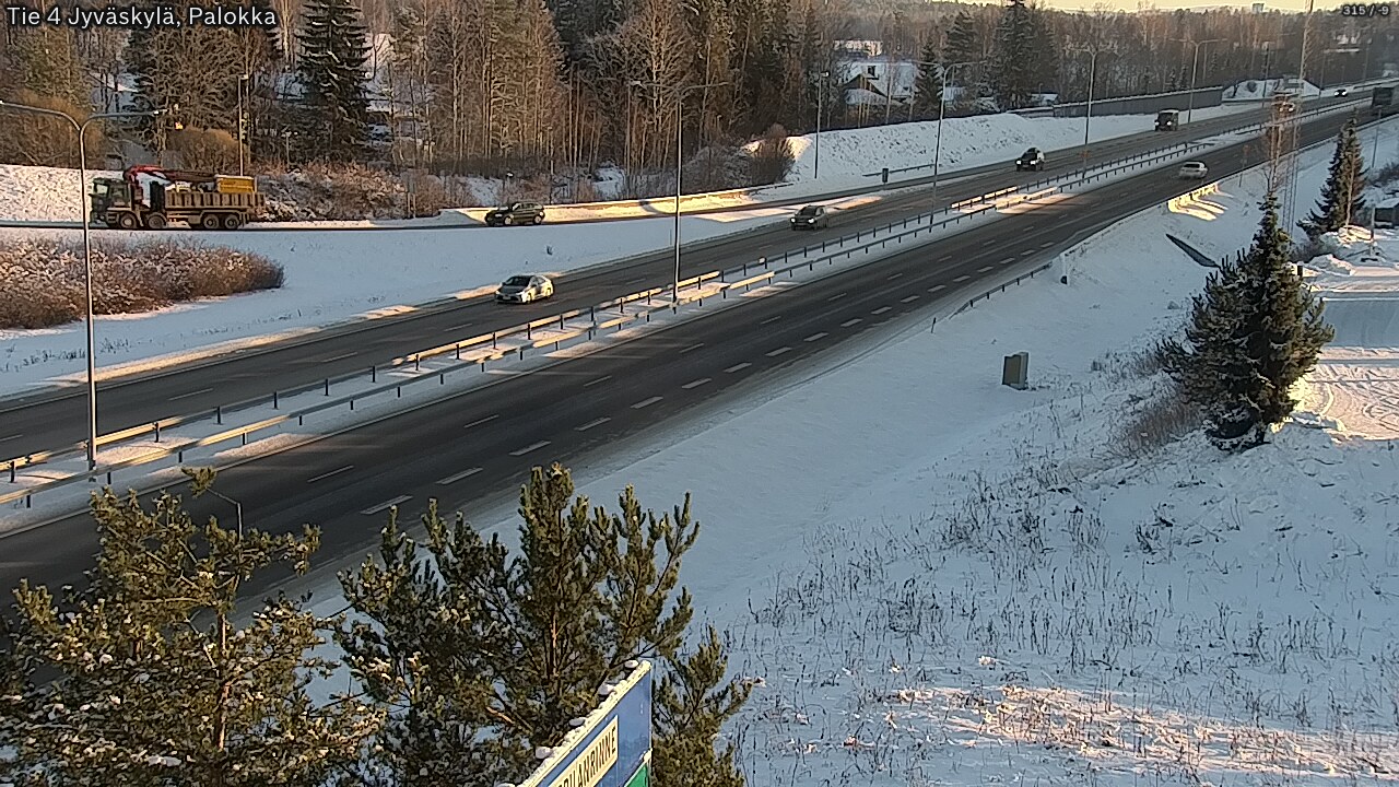 Weather Camera Image Road 4 Jyväskylä, Palokka, Jyväskylä, Keski-Suomi
