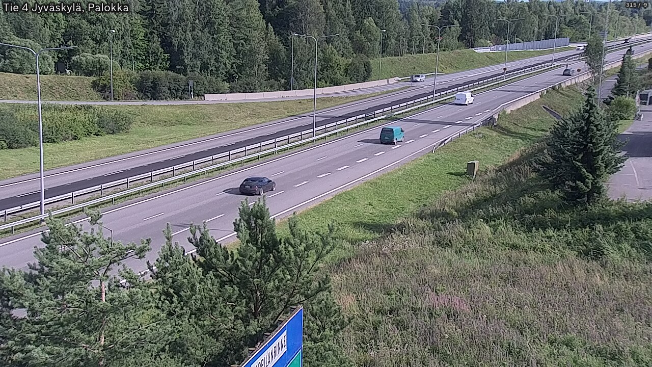 Kelikamerat Kuva Tie 4 Jyväskylä, Palokka, Jyväskylä, Keski-Suomi