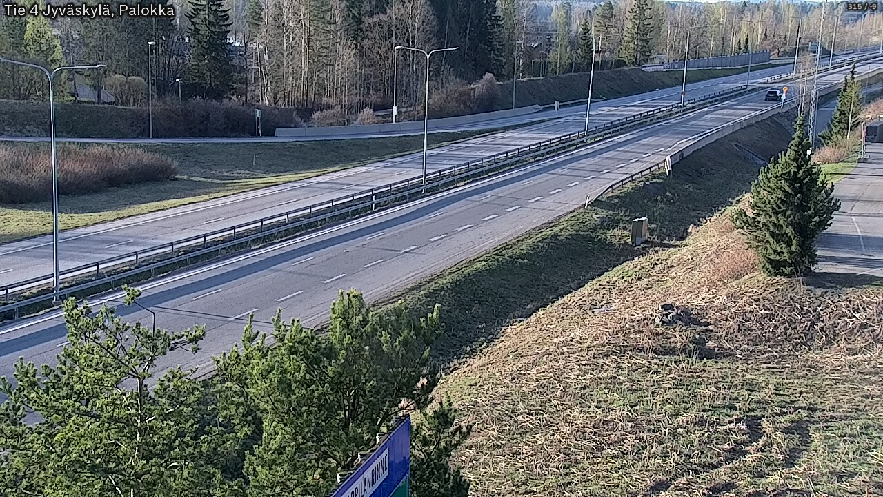 Weather Camera Image Road 4 Jyväskylä, Palokka, Jyväskylä, Keski-Suomi