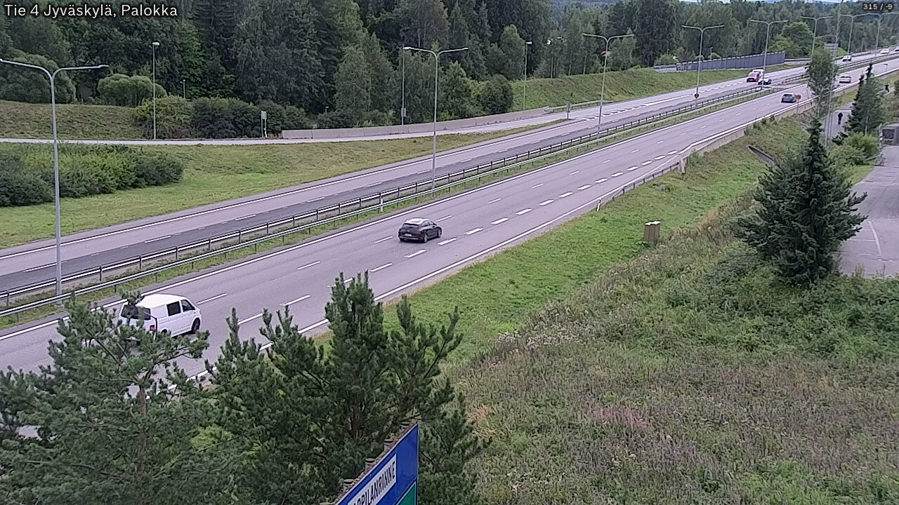 Weather Camera Image Road 4 Jyväskylä, Palokka, Jyväskylä, Keski-Suomi