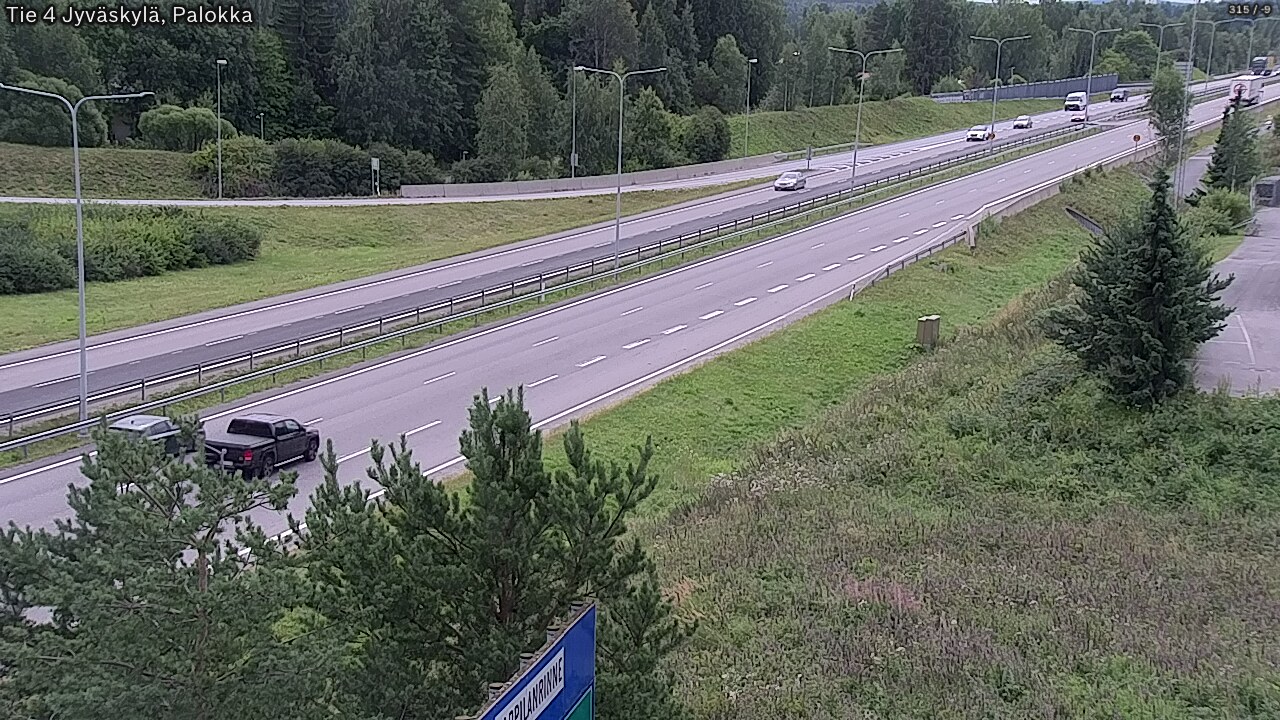 Weather Camera Image Road 4 Jyväskylä, Palokka, Jyväskylä, Keski-Suomi