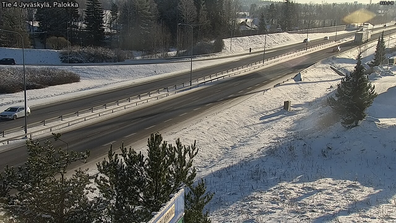 Weather Camera Image Road 4 Jyväskylä, Palokka, Jyväskylä, Keski-Suomi