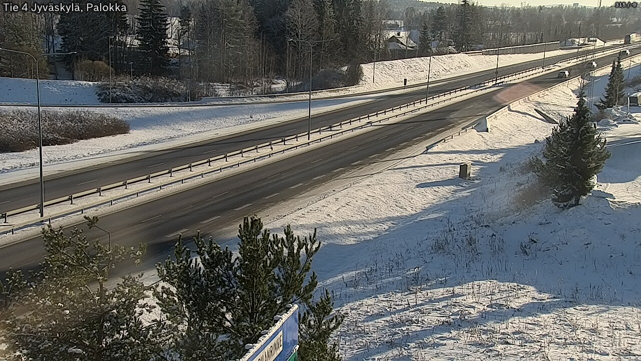 Weather Camera Image Road 4 Jyväskylä, Palokka, Jyväskylä, Keski-Suomi