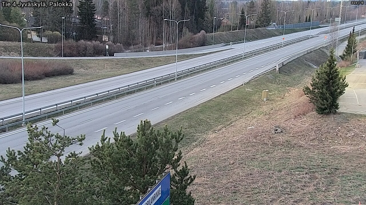 Weather Camera Image Road 4 Jyväskylä, Palokka, Jyväskylä, Keski-Suomi