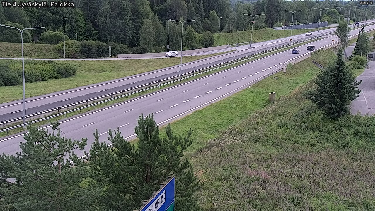 Weather Camera Image Road 4 Jyväskylä, Palokka, Jyväskylä, Keski-Suomi