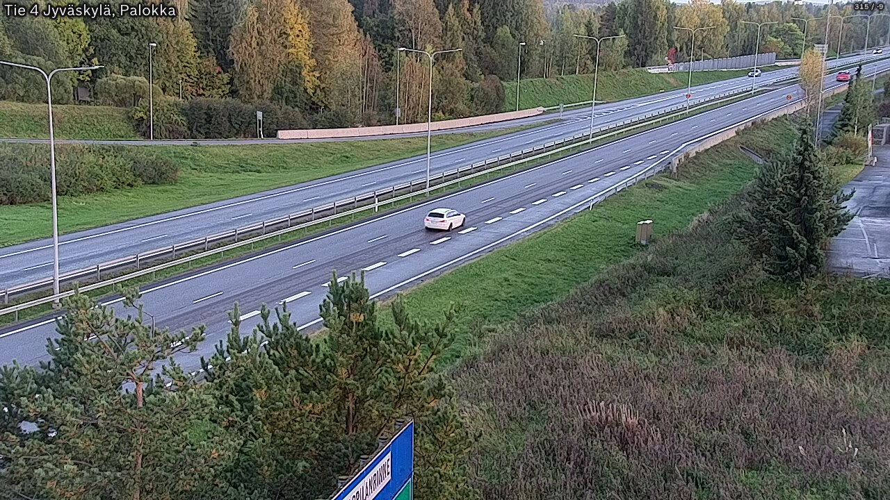 Weather Camera Image Väg 4 Jyväskylä, Palokka, Jyväskylä, Keski-Suomi