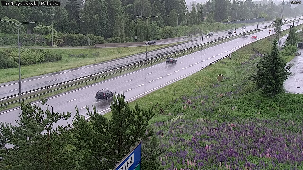 Weather Camera Image Road 4 Jyväskylä, Palokka, Jyväskylä, Keski-Suomi