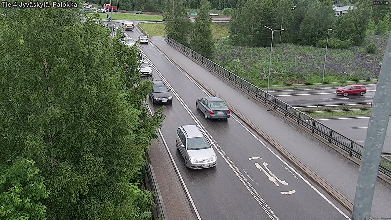 Weather Camera Image Road 4 Jyväskylä, Palokka, Jyväskylä, Keski-Suomi