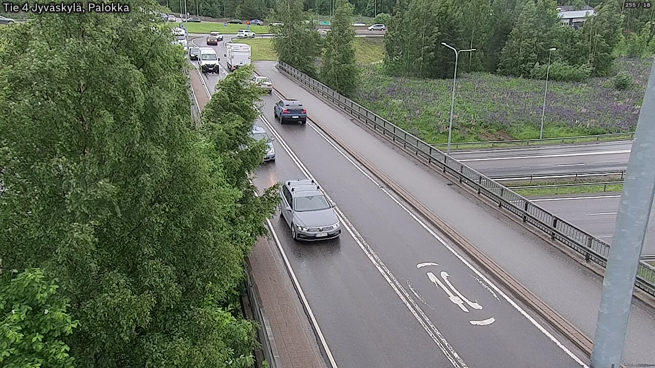 Weather Camera Image Road 4 Jyväskylä, Palokka, Jyväskylä, Keski-Suomi