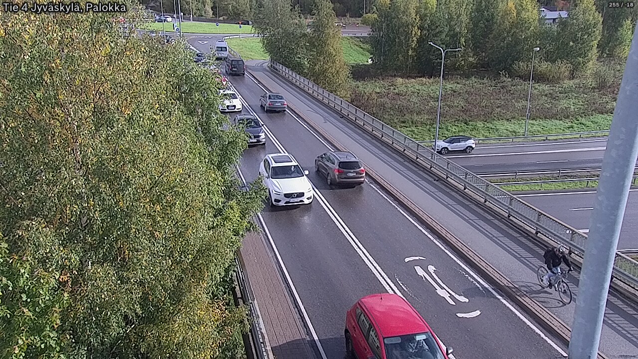 Weather Camera Image Väg 4 Jyväskylä, Palokka, Jyväskylä, Keski-Suomi