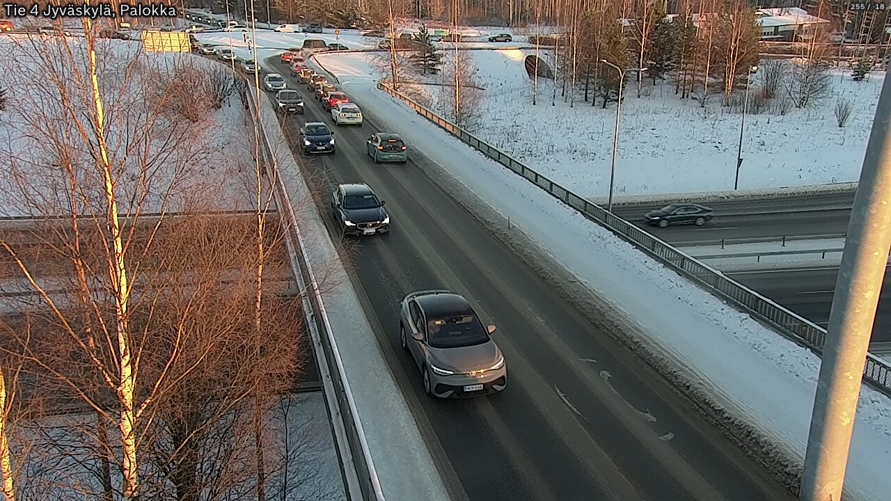 Weather Camera Image Road 4 Jyväskylä, Palokka, Jyväskylä, Keski-Suomi