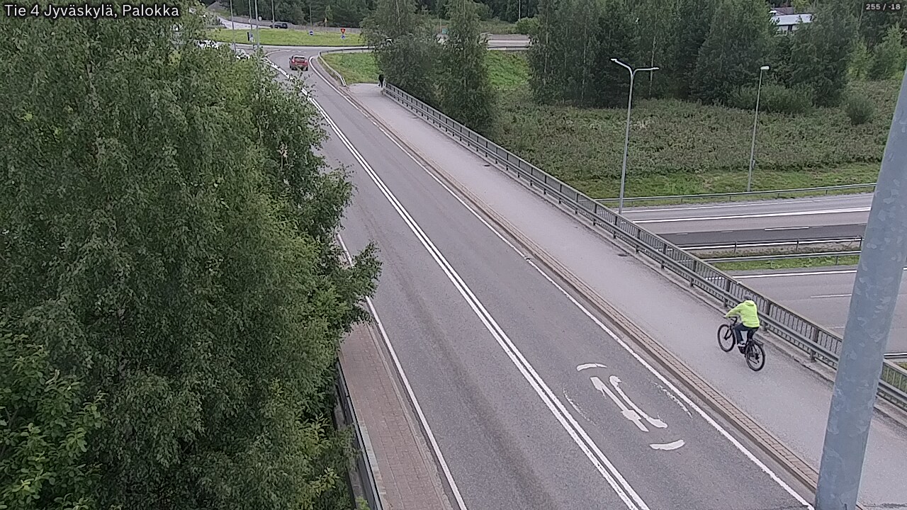 Weather Camera Image Road 4 Jyväskylä, Palokka, Jyväskylä, Keski-Suomi