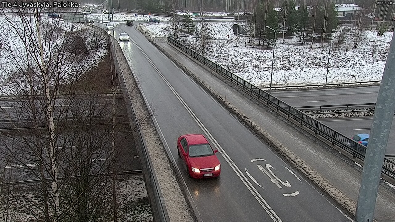Weather Camera Image Väg 4 Jyväskylä, Palokka, Jyväskylä, Keski-Suomi