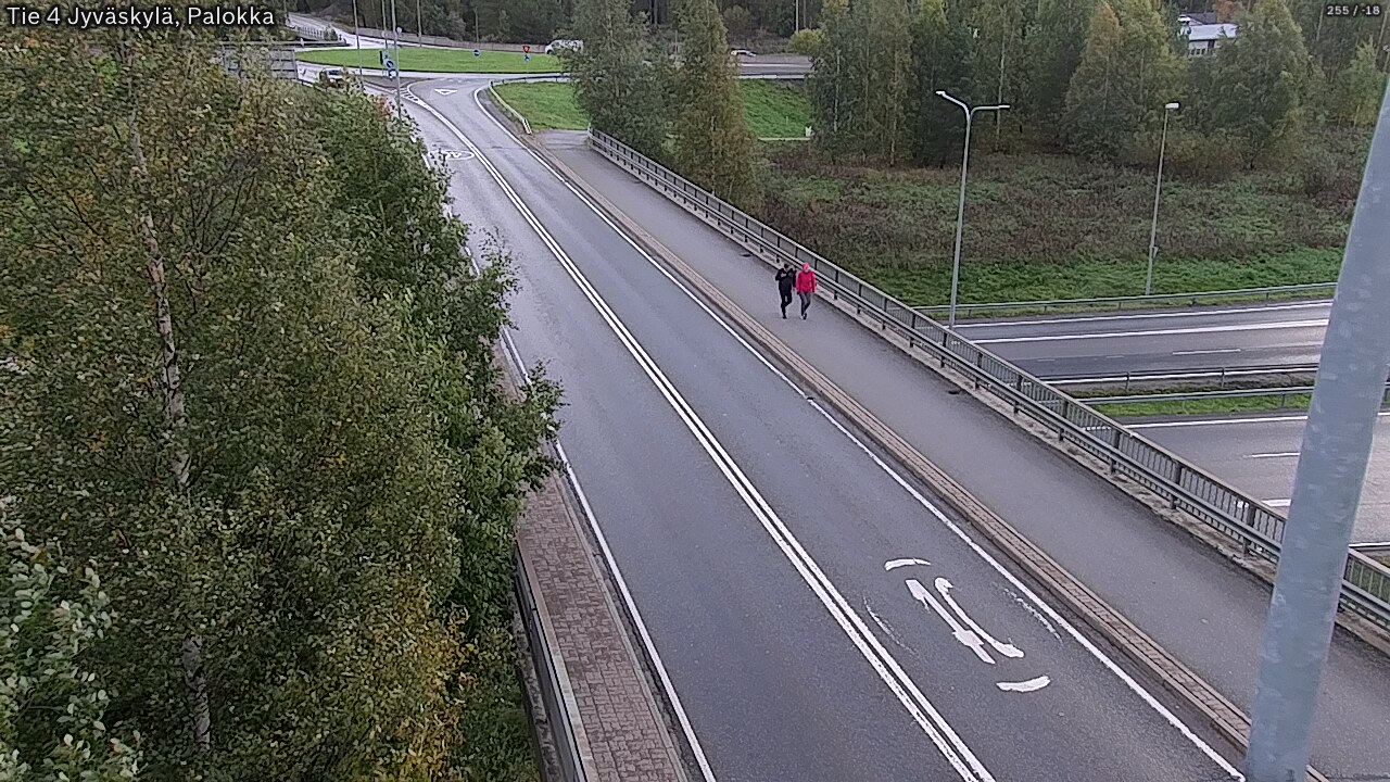 Weather Camera Image Väg 4 Jyväskylä, Palokka, Jyväskylä, Keski-Suomi