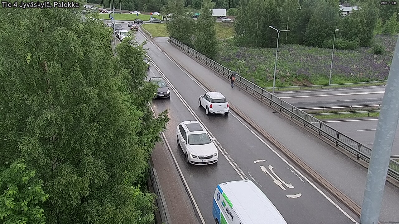 Weather Camera Image Väg 4 Jyväskylä, Palokka, Jyväskylä, Keski-Suomi
