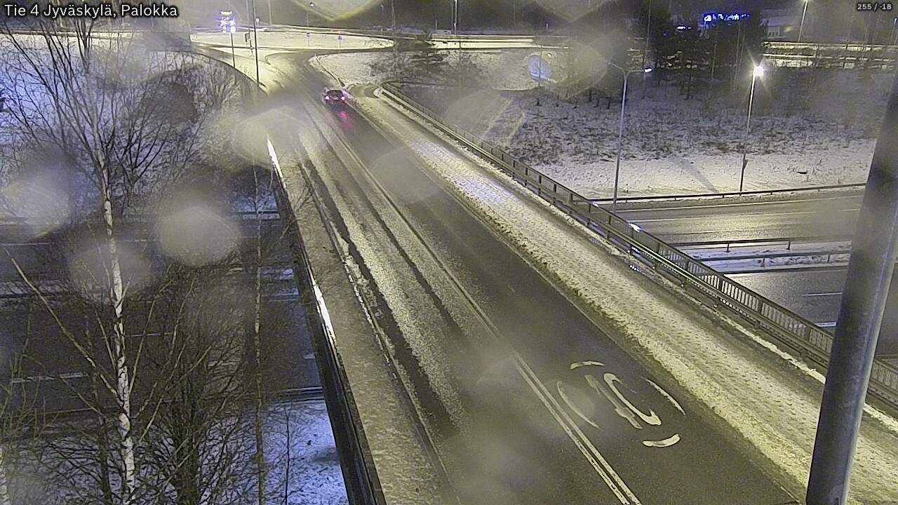 Weather Camera Image Väg 4 Jyväskylä, Palokka, Jyväskylä, Keski-Suomi
