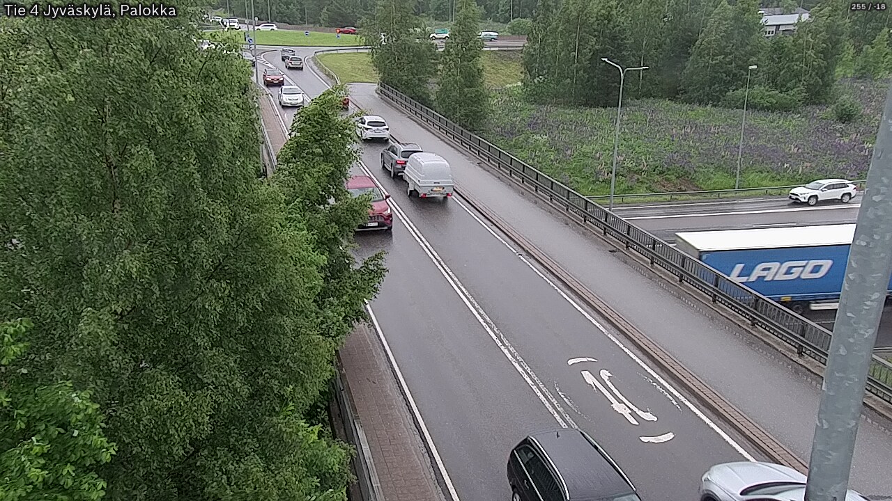 Weather Camera Image Väg 4 Jyväskylä, Palokka, Jyväskylä, Keski-Suomi