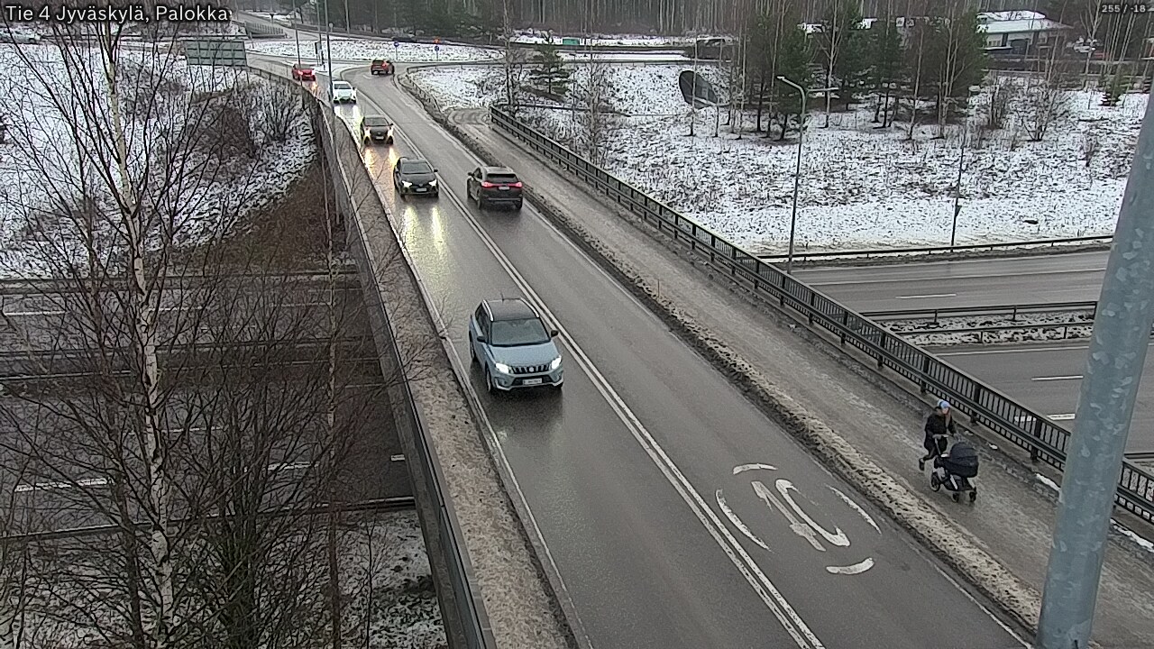 Weather Camera Image Väg 4 Jyväskylä, Palokka, Jyväskylä, Keski-Suomi
