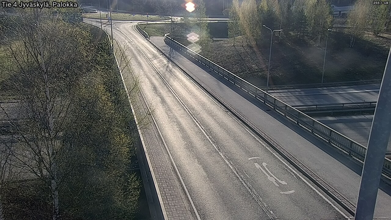 Weather Camera Image Road 4 Jyväskylä, Palokka, Jyväskylä, Keski-Suomi