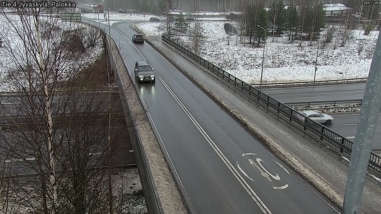 Weather Camera Image Väg 4 Jyväskylä, Palokka, Jyväskylä, Keski-Suomi