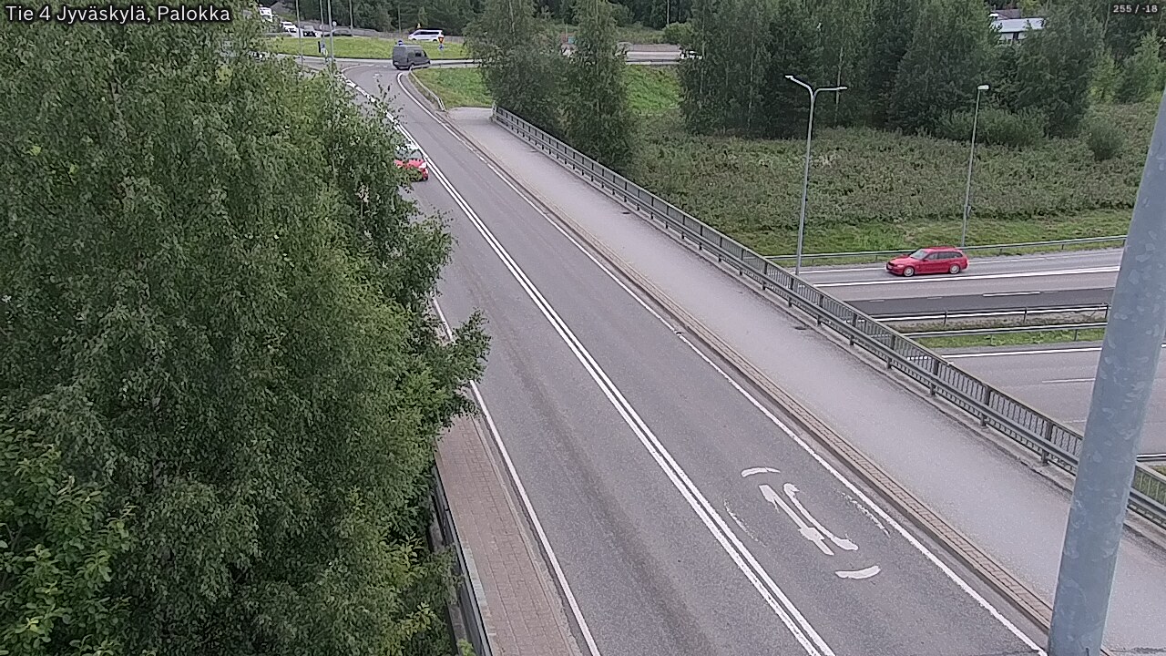 Weather Camera Image Väg 4 Jyväskylä, Palokka, Jyväskylä, Keski-Suomi