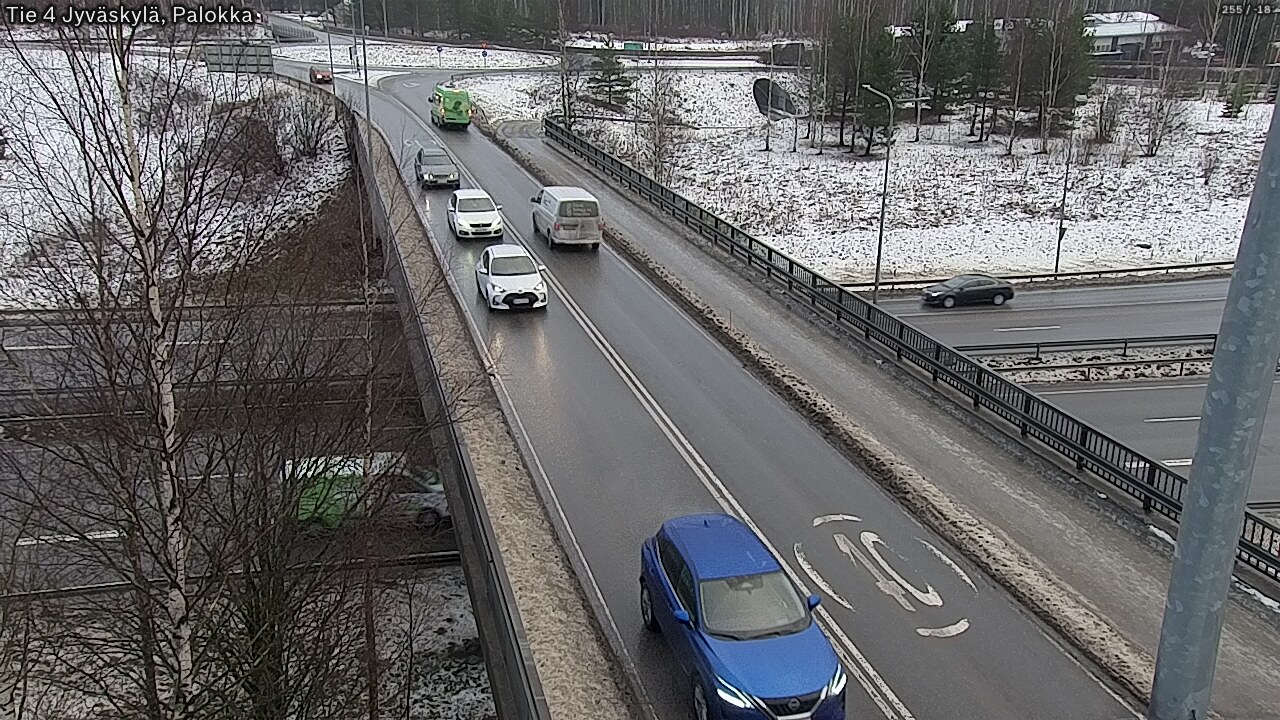 Weather Camera Image Väg 4 Jyväskylä, Palokka, Jyväskylä, Keski-Suomi