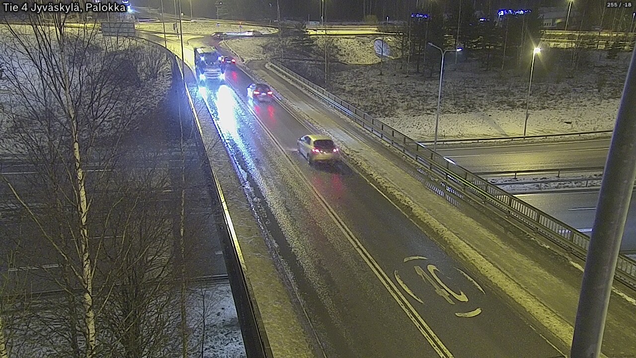 Weather Camera Image Väg 4 Jyväskylä, Palokka, Jyväskylä, Keski-Suomi