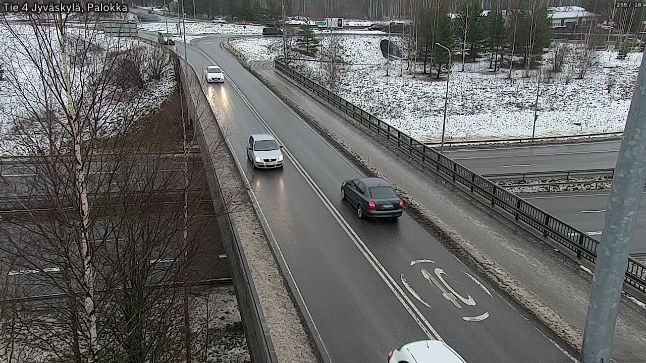 Weather Camera Image Väg 4 Jyväskylä, Palokka, Jyväskylä, Keski-Suomi
