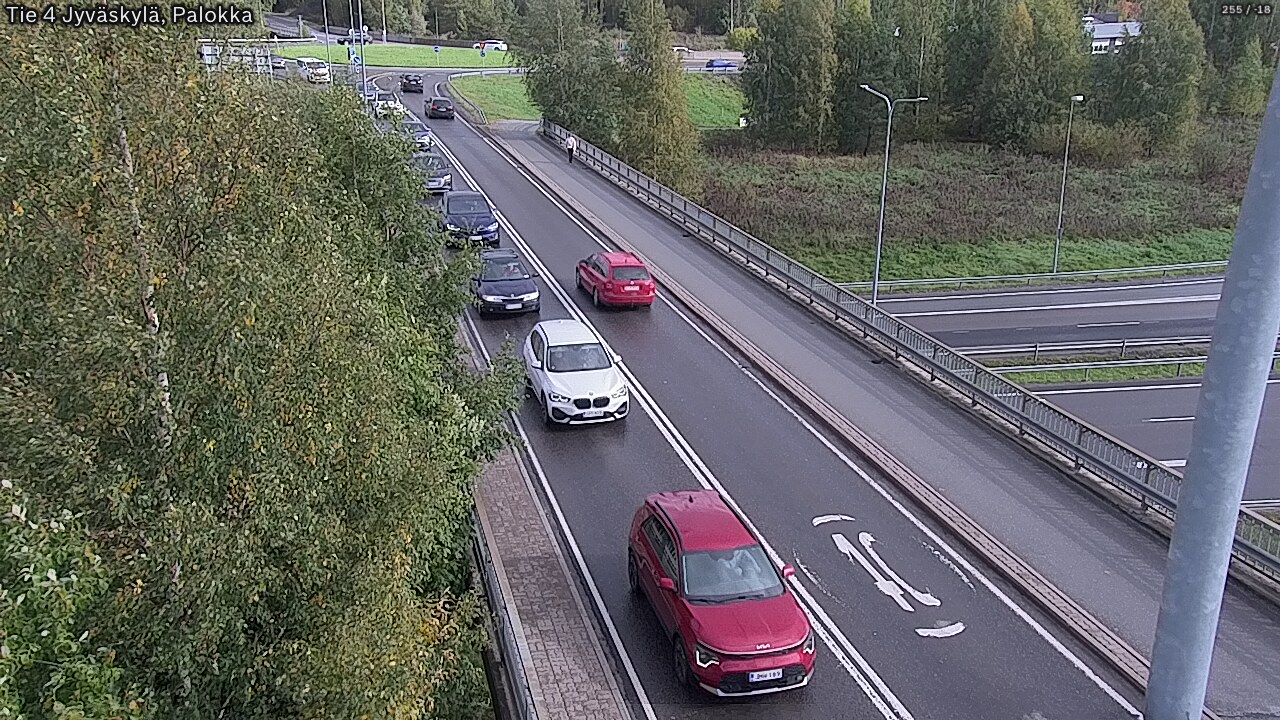 Weather Camera Image Väg 4 Jyväskylä, Palokka, Jyväskylä, Keski-Suomi