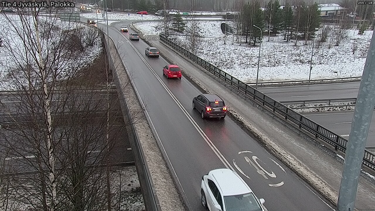 Weather Camera Image Väg 4 Jyväskylä, Palokka, Jyväskylä, Keski-Suomi