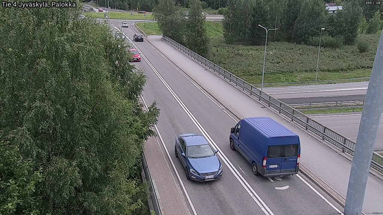 Weather Camera Image Väg 4 Jyväskylä, Palokka, Jyväskylä, Keski-Suomi