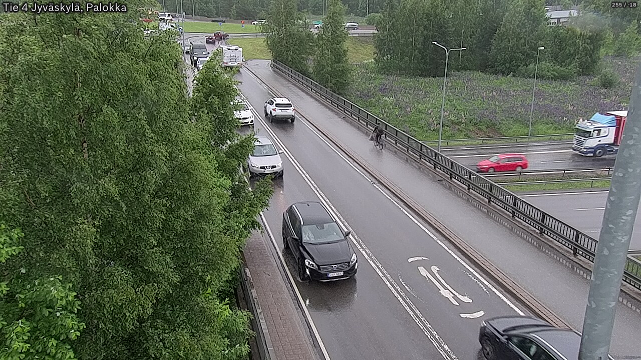 Weather Camera Image Väg 4 Jyväskylä, Palokka, Jyväskylä, Keski-Suomi