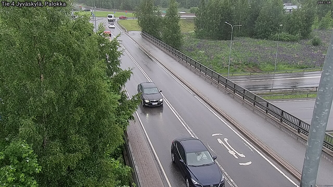 Weather Camera Image Road 4 Jyväskylä, Palokka, Jyväskylä, Keski-Suomi