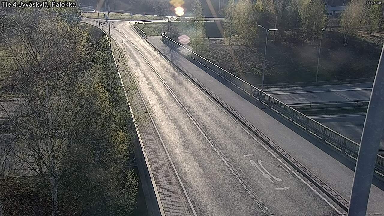 Weather Camera Image Road 4 Jyväskylä, Palokka, Jyväskylä, Keski-Suomi